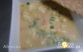  Сырный суп из цветной капусты