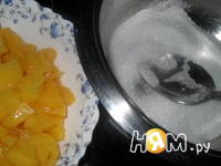 Приготовление торта Ароматный персик: шаг 5