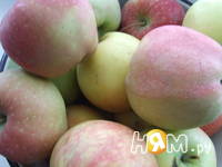 Приготовление блинчиков с яблоками: шаг 1