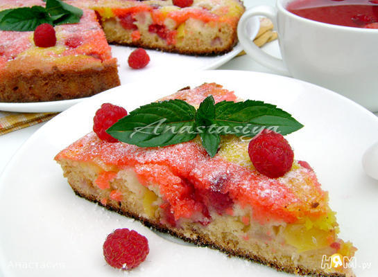 Рецепт Летний медовый пирог с ягодами
