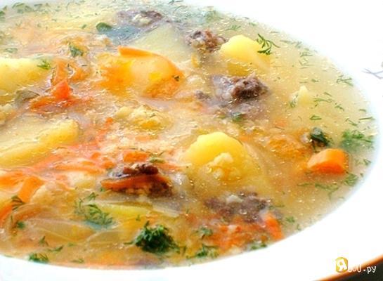 Тыквенно-пшенный суп
