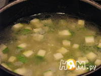 Приготовление крем-супа из цукини с форелью: шаг 6