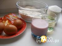Приготовление кекса-бисквита на йогурте: шаг 1