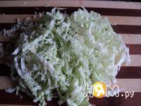 Приготовление корзинки с салатом: шаг 6