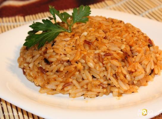 Рецепт Ароматный красный рис