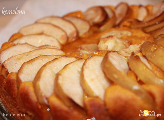 Рецепт Тыквенный пирог с яблоками