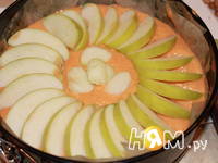 Приготовление тыквенного пирога с яблоками: шаг 5