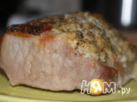 Приготовление свинины, запеченной с чесноком: шаг 4