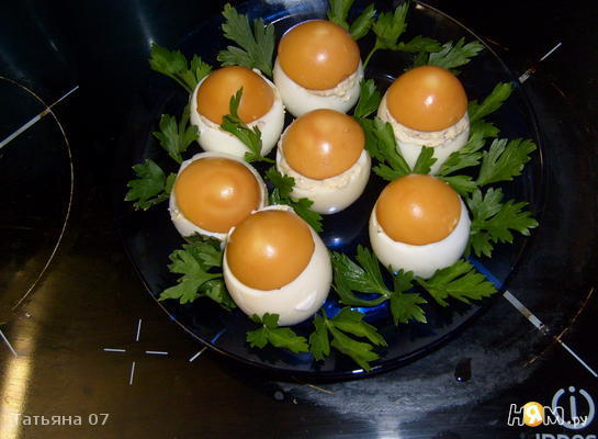 Яйца фаршированные рецепт с фото