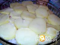 Приготовление запеканки картофельной с фрикадельками: шаг 7