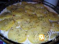 Приготовление запеканки картофельной с фрикадельками: шаг 8