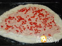 Приготовление пиццы с ветчиной и сыром: шаг 4