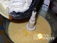 Приготовление творожного пудинга с апельсином: шаг 7