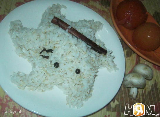 Рецепт Пряный кокосовый рис