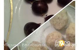 Каштановый десерт "Радость белочки"