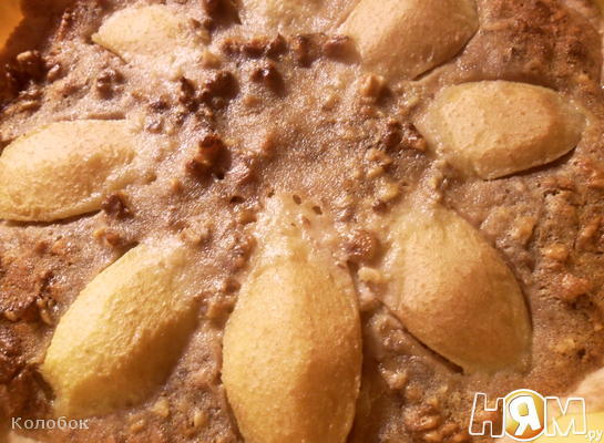 Рецепт Грушевый пирог с орехами