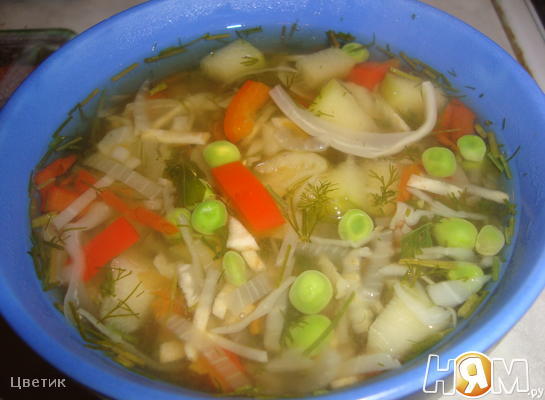 Рецепт Суп овощной вегетарианский