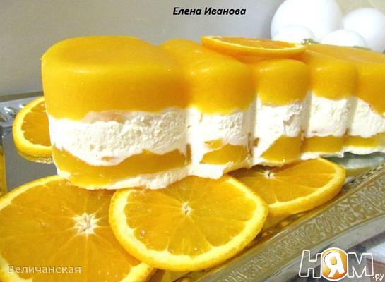Рецепт Апельсиново-манговое семифредо