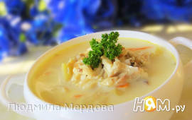 Рыбный суп из пеленгаса   в мультиварке