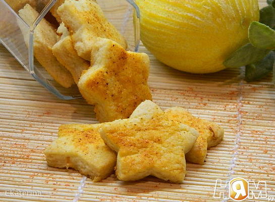 Рецепт Печенье "Лимонные звездочки" с паприкой