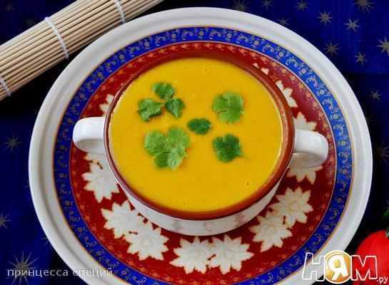 Рецепт Тыквенный суп в азиатском стиле