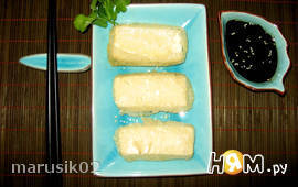 Темпура с тофу (постное блюдо)
