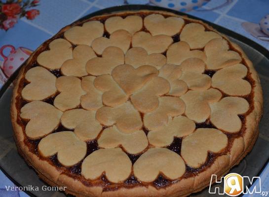 Рецепт Песочный пирог с вареньем
