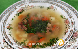 Картофельный суп с горчицей и хреном