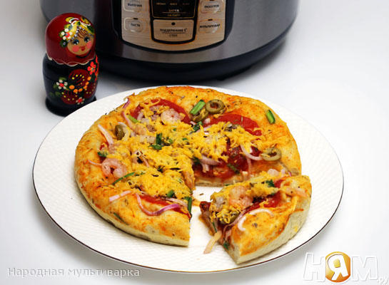 Рецепт Пицца в мультиварке