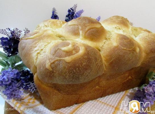 Рецепт Сдобный хлеб с узором