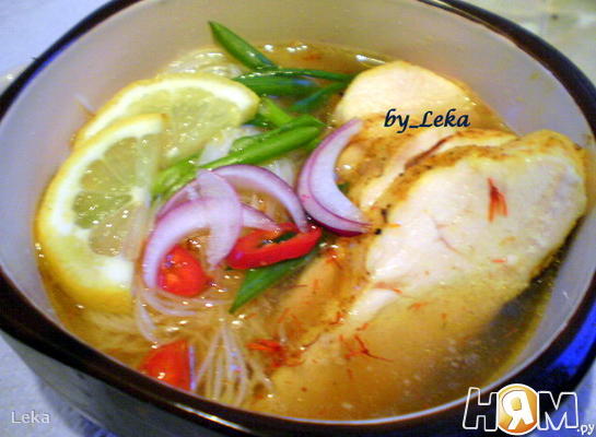 Вьетнамский суп " Фо" с курицей
