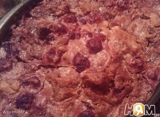 Рецепт Мясо в ореховом соусе с ягодами