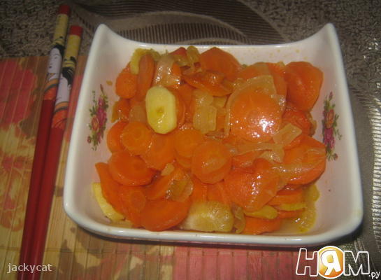 Рецепт Морковь в ананасовом соке