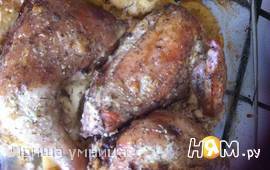 Курица запеченая в соево-медовом маринаде