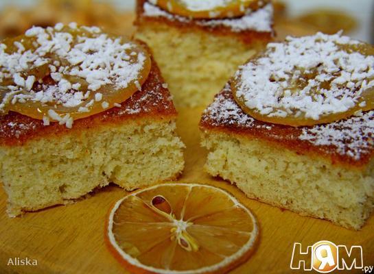 Рецепт Лимонный пирог "Капри"