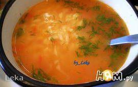 Томатный суп с рисом (турецкая кухня)
