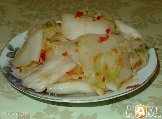 Рецепт Пекинская капуста по-корейски (Чимчи)