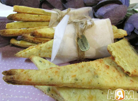 Рецепт Картофельное печенье с сыром и прованскими травами