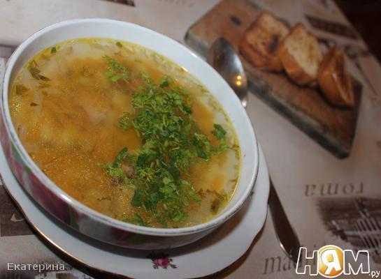 Рыбный суп с тыквой