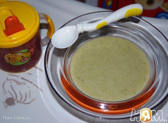 Рецепт Детский куриный суп-пюре для 10 месяцев