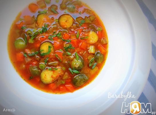 Рецепт Овощной, густой суп