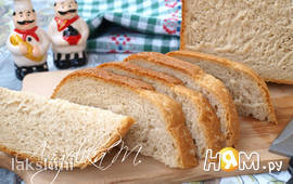 Пшенично-ржаной хлеб с кунжутом