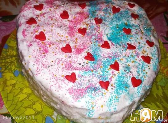 Торт "Для Любящих сердец"