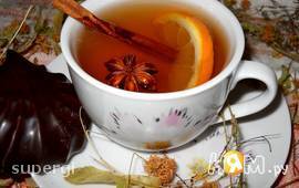 Травяной чай "Здоровье" с имбирем и корицей