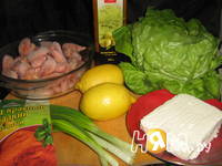 Приготовление салата с креветками и творогом: шаг 1