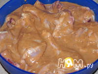 Приготовление куриных окорочков в соусе: шаг 2