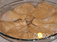 Приготовление куриных окорочков в соусе: шаг 3