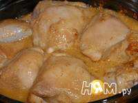 Приготовление куриных окорочков в соусе: шаг 6