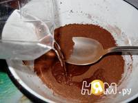 Приготовление шоколадного соуса для десертов: шаг 2