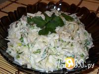 Приготовление салата из редьки и свежей капусты: шаг 6